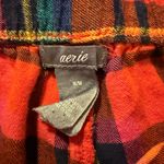 Aerie  Plaid Flannel Sequin Pajama Bottoms Rhinestone Bling Pockets Christmas Med Photo 1
