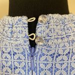 Eshakti Belted baby blue lace midi dress Photo 5