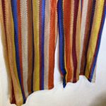Sweet Rain Striped Wide Leg Colorful Sheer Pants w/ Shorts Lining NWT Sz XL Photo 1