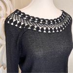 Lilly Pulitzer  Barrington Sweater Womens‎ Size S Onyx Black Metallic Photo 2