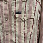 Wrangler NEW  Cream and Red Western Shirt Photo 5