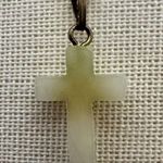 Light green cross pendant necklace Photo 5