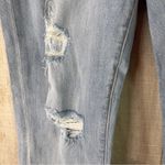 EVIDNT Los Angeles 28 Verona Skinny Ankle Cropped Asymmetrical Raw Cut Hem Jeans Photo 3