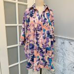 Papinelle Willow Night Shirt Gown Flannel Viscose Soft and Cozy Medium Purple Size undefined Photo 1