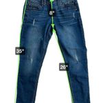 Democracy  “Ab”Solution Tummy Control Stretch Distressed Jeans Size 6 B1304BBXX Photo 4