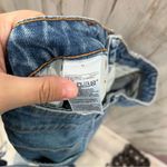 Old Navy  High Rise Raw Hem Pencil Denim Midi Skirt 10 Modest Front Slit Photo 3