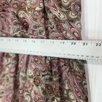 Denim 24/7 Boho Sleeveless Maxi Dress 24W Peacock Feather Print Lined India Pink Photo 3