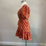 Missguided Casual Floral Mini Printed Belted Dress Size 0 Petite Photo 4