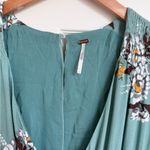 Free People  All I Got Floral Printed Maxi Dress 0 XS Blue Photo 5