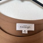 Kaleigh Brown Short Sleeve Top Size M Photo 1