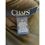 CHAPS Black Blue Yellow Fit & Flare Dress SZ 12 Photo 7