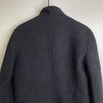 Kuro Japan Wool Coat Size 2 Black Large Pockets Unisex Button Up Japanese Cupro Photo 8