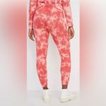 Anthropologie  Janelle Waffle Pink‎ Tie Dye Joggers Size XS Photo 3
