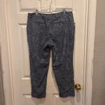 Merona  Women's Classic Blue White Tweed Ankle Pants Size 14 Career‎ Casual Photo 3