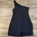 Abercrombie & Fitch Abercrombie Fitch Black One Shoulder Traveler Mini Dress w/ Skort Size S Photo 4