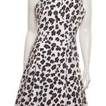 Cushnie et Ochs snow leopard print stretch-neoprene fit and flare dress size 8 M Photo 7