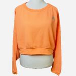 Adidas  orange Running Lightweight Cropped Sweatshirt – Size M Photo 1