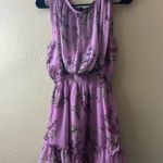 Steve Madden Purple Floral Midi Dress Photo 1
