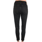 Zara Basic Black Cotton Casual Z1975 Denim High Rise Skinny Jeans Size 8 Photo 2