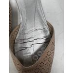 Brian Atwood Sandal Ankle Strap Flats 8 38.5 Leather Pointed Toe Shoes Cutout Photo 3