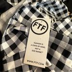 Fashion to figure Black White Gingham Peplum Tank Top size 2 2X NWT Photo 11