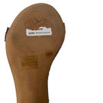 Vince Camuto Beah Snakeskin Burgundy Low Heel Sandals 10 NWT Photo 8