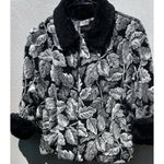 Vintage Duffel Outdoor Faux Fur Jacket Coat Black mid length Sz Small Black USA Photo 1