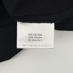 Eileen Fisher XS Washable Stretch Crepe Pencil Skirt Black Minimalist Midi Photo 4