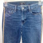 Abercrombie & Fitch  Harper Low Rise Ankle Womens Jeans Size 25/2L Blue Raw Hem Photo 1