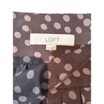 Ann Taylor LOFT Skirt Size 8 Polka Dot Pleats Short Mini School Work Party NWOT Photo 8