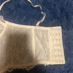 Forever 21 Elegant White Lace Bustier Photo 2