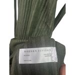Modern Citizen Carmen Tie-Front Ribbed Dress Willow Green XL Photo 6