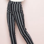 Brandy Melville  | high rise trouser pant stripe Photo 0
