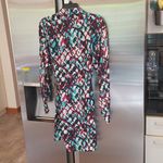 💕SALONI💕 Mari Wrap Dress ~ Amrita Watercolor US 2 Mini 100% Silk Charmeuse Photo 12