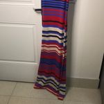 Active Basic Stripped maxi dress razor tank soft lounge wear Photo 2