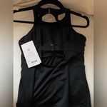 Athleta NWT  Maldives High Neck Tankini Swim Top size 34B/C Black Photo 6