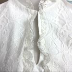 Vintage 70’s junior Sears Fashion Place Victorian style lace top midi dress Black Size 8 Photo 8