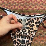 CHEETAH ANIMAL PRINT STRING SIDE TIE CHEEKY BIKINI BOTTOMS Brown Size L Photo 1