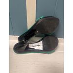 Green Satin Stiletto Heels with Novelty Charm Embellishments Size 7.5 Photo 4