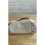 Michael Kors MK White/Brown  Riley Purse - Size M Photo 10