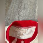 Unique Vintage VTG M & C Sportswear Grandma Sweater Cardinal Embroidered Bird Cream Red Size L Photo 5