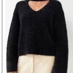 & Other Stories & Other Stories Black Feather Knit Choker Neck Jumper Photo 0