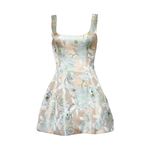 Lovers + Friends Urgonia Floral Mini Dress, Blush & Blue, Medium Photo 7