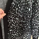 Lane Bryant Black Blue Open Front Cardigan Sweater Plus Size 18/20 Animal Print Photo 10
