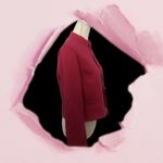 Carlisle  Womens 8 Padded Shoulders Blazer Jacket Hot Pink Long Sleeve Cr… Photo 3