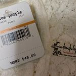 Free People NEW White Floral Lace Sleeveless Racerback Blouse Tank Top Size S Photo 3