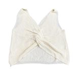 SheIn Women's Plus Knot Back Sweater Tank in Beige, Size 3XL Photo 1