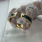Tory Burch Brand new  bracelet green and gold Kira Enamel Photo 4