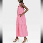 Who What Wear • Maxi Dress • Tiered • Pink • XS • Pockets Photo 1