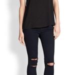 J Brand  Cropped Skinny Blue Mercy Distressed Jeans 822 Stretch Size 26 Photo 3